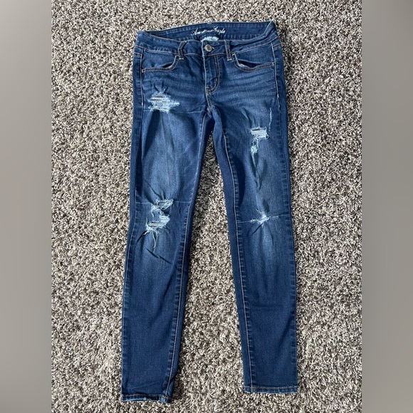 American Eagle Jeggings distressed - Picture 1 of 4